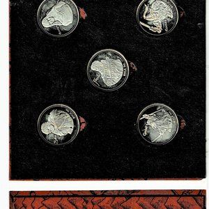 2002 LORD OF THE RINGS / THE TIWN TOWER TRIBUTE SILVER COINS